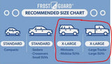 FrostGuard XL Deluxe Front Windshield Protector & Mirror Cover for SUVs & Trucks