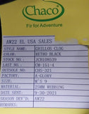 Chaco Chillos Clog Size 9 M EU 42 Men's Closed Toe Sandals Retro Black JCH108539