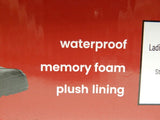 Chooka Size US 10 M Women's Waterproof Pull-On Chelsea Rain Boots Black 1711399