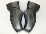 Bjork Size EU 41 (US 9.5 - 10) Womens Patent Leather Clogs Anthracite Silver