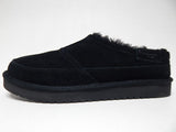 Koolaburra by UGG Graisen Size US 10 M EU 43 Men's Suede Slip-On Slippers Black
