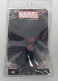 Marvel Black Widow Avengers 4g (5mm) 3/16" Screw Fit Ear Plug Acrylic Black