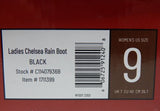 Chooka Size US 9 M Women's Waterproof Pull-On Chelsea Rain Boots Black 1711399