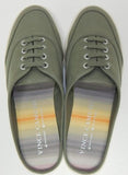 Vince Camuto Celiste Size 8.5 M EU 39 Women's Open Back Slip-On Shoes Gray/Green