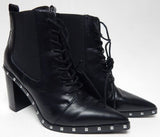 Charles David Debate Size US 10 M Women's Pointed Toe Studded Ankle Bootie Black