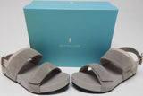 Revitalign Up Swell Size US 9 M (B) EU 39.5 Women's Suede Strappy Sandals Gray
