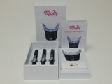 MOLR Wireless LED Teeth Whitening Kit Tool With Three .6oz Tooth Whitening Pens