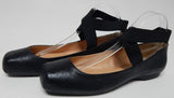 Jessica Simpson Mandalaye Sz US 9 M EU 40 Women's Perf Leather Flat Shoes Black