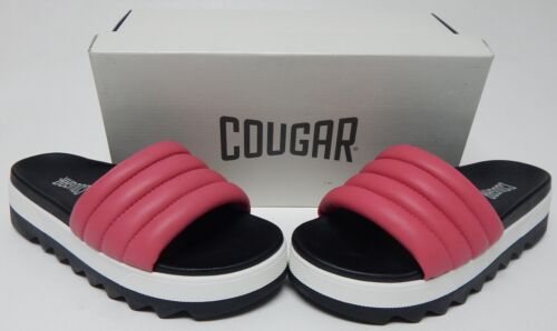 Cougar Prato Sz 9 M EU 40 Women's Water-Repel Leather Sports Slide Sandals Rose