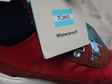 Toms Cascada Sz 5 M EU 35.5 Women's Waterproof Suede Ankle Boot Poinsettia Techy