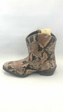 Roper Size US 6 M EU 36 Women's Snip Toe Ankle Cowboy Western Boots Dusty Python