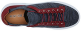 Brothers United Glendale Sz 10 M EU 43 Men's Sneakers Navy Lux Knit Bordo Nubuck