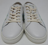 Soludos Ibiza Sz 11 M EU 41.5 Women's Leather Shoes Casual Sneakers White Floral