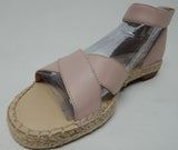 Sole Society Saundra Sz US 8.5 M EU 39 Women's Leather Espadrille Sandals Blush