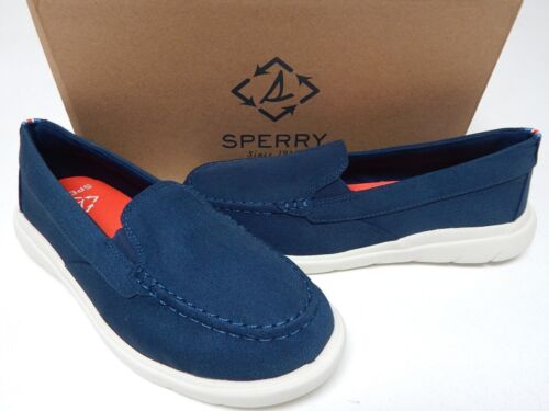Sperry Captain's Moc Size 7.5 M EU 38 Women's Casual Slip-On Shoes Navy STS87403