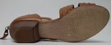 Miz Mooz Cassie Sz EU 38 W WIDE (US 7.5-8) Women's Leather Strappy Sandals Wheat