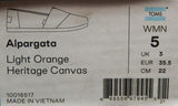 TOMS Alpargata Sz 5 M EU 35.5 Women Heritage Canvas Loafer Light Orange 10016517