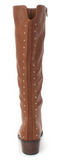 Bar III by Macy's Vayla Sz 6 M Women's Knee High Almond Toe Western Boots Cognac