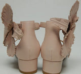 Cecelia New York Hibiscus Size 2 B Little Kid's Girl's Leather Sandals Pale Pink
