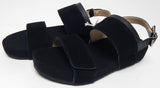 Revitalign Up Swell Size US 8 M (B) EU 38.5 Women's Suede Strappy Sandals Black