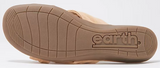 Earth Alder Aida Size US 7 M EU 38 Women's Suede Detail Knot Slide Sandals Ecru - Texas Shoe Shop