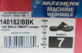Skechers Go Walk Smart Charmed Size 7 M EU 37 Women's Slide Thong Sandals Black
